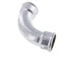 Raccord coudé 90deg Rp1 1/4'' Femelle Long Fonte 25bar (351.25psi)
