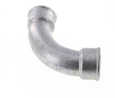 Raccord coudé 90deg Rp1 1/2'' Femelle Long Fonte 25bar (351.25psi)
