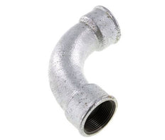 Raccord coudé 90deg Rp1 1/2'' Femelle Long Fonte 25bar (351.25psi)