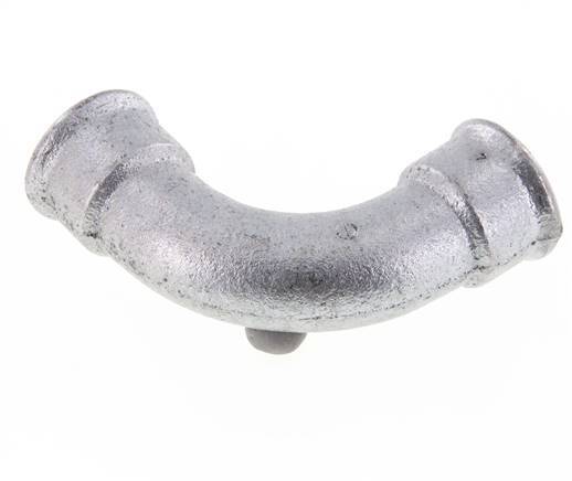 Raccord coudé 90deg Rp1'' Femelle Long Fonte 25bar (351.25psi)