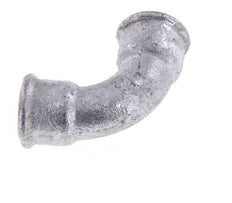 90deg Angled Fitting Rp1/2'' Female Short Cast Iron 25bar (351.25psi) [2 Pieces]