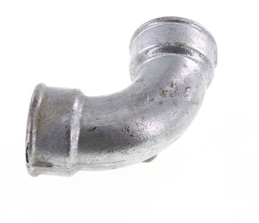 Raccord coudé 90deg Rp2'' Femelle Court Fonte 25bar (351.25psi)