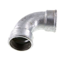 Raccord coudé 90deg Rp2'' Femelle Court Fonte 25bar (351.25psi)