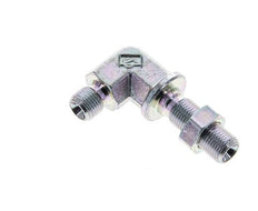 Raccord coudé 90deg G1/8'' Bulkhead Haute Pression Acier 60° Cône 350bar (4917.5psi) Hydraulique