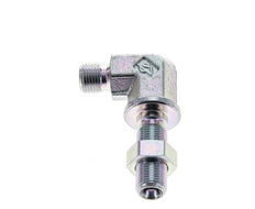Raccord coudé 90deg G1/8'' Bulkhead Haute Pression Acier 60° Cône 350bar (4917.5psi) Hydraulique