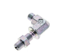 Raccord coudé 90deg G1/8'' Bulkhead Haute Pression Acier 60° Cône 350bar (4917.5psi) Hydraulique