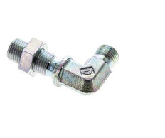 90deg Angled Fitting G1/4'' Bulkhead High Pressure Steel 60° Cone 350bar (4917.5psi) Hydraulic