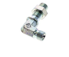 Raccord coudé 90deg G1/4'' Bulkhead Haute Pression Acier 60° Cône 350bar (4917.5psi) Hydraulique