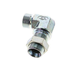 Raccord coudé 90deg G3/4'' Bulkhead Haute Pression Acier 60° Cône 325bar (4566.25psi) Hydraulique