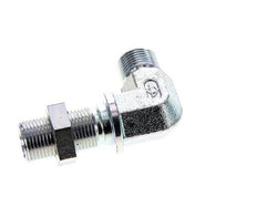 90deg Angled Fitting G3/8'' Bulkhead High Pressure Steel 60° Cone 325bar (4566.25psi) Hydraulic