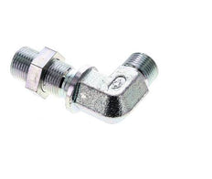 Raccord coudé 90deg G3/8'' Bulkhead Haute Pression Acier 60° Cône 325bar (4566.25psi) Hydraulique