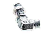 90deg Angled Fitting G3/8'' Bulkhead High Pressure Steel 60° Cone 325bar (4566.25psi) Hydraulic