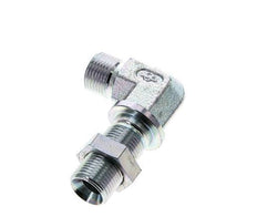 Raccord coudé 90deg G3/8'' Bulkhead Haute Pression Acier 60° Cône 325bar (4566.25psi) Hydraulique