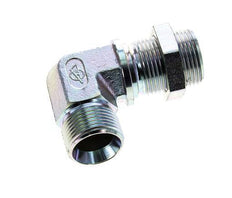 Raccord coudé 90deg G1'' Bulkhead Haute Pression Acier 60° Cône 225bar (3161.25psi) Hydraulique