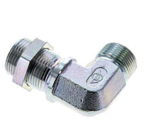 Raccord coudé 90deg G1'' Bulkhead Haute Pression Acier 60° Cône 225bar (3161.25psi) Hydraulique