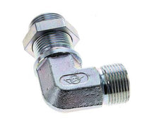 Raccord coudé 90deg G1'' Bulkhead Haute Pression Acier 60° Cône 225bar (3161.25psi) Hydraulique