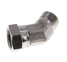 45deg Angled Fitting G3/4'' Female x Male High Pressure Stainless Steel 60° Cone 175bar (2458.75psi) Hydraulic