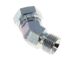 Raccord coudé 45deg G1/2'' Femelle x Mâle Acier Haute Pression Cône 60° 300bar (4215.0psi) Hydraulique