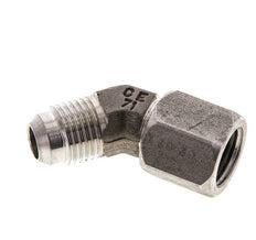 Raccord JIC coudé 45deg UNF 9/16''-18 Mâle x Femelle Acier inoxydable 275bar (3863.75psi)