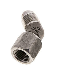 Raccord JIC coudé 45deg UNF 9/16''-18 Mâle x Femelle Acier inoxydable 275bar (3863.75psi)
