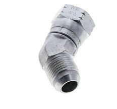 Raccord JIC coudé 45deg UNF 7/8''-14 Mâle x Femelle Acier 210bar (2950.5psi)