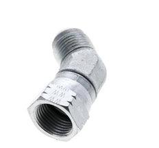 Raccord JIC coudé 45deg UNF 7/8''-14 Mâle x Femelle Acier 210bar (2950.5psi)