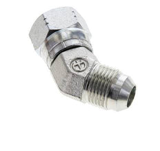 Raccord JIC coudé 45deg UNF 3/4''-16 Mâle x Femelle Acier 275bar (3863.75psi)
