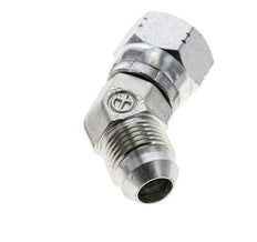 Raccord JIC coudé 45deg UNF 3/4''-16 Mâle x Femelle Acier 275bar (3863.75psi)