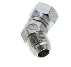 45deg JIC Angled Fitting UN 1-1/16''-12 Male x Female Steel 210bar (2950.5psi)
