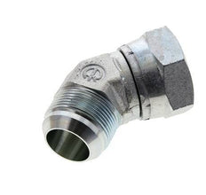 45deg JIC Angled Fitting UN 1-5/8''-12 Male x Female Steel 140bar (1967.0psi)