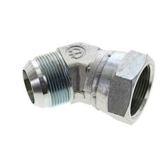 45deg JIC Angled Fitting UN 1-5/8''-12 Male x Female Steel 140bar (1967.0psi)