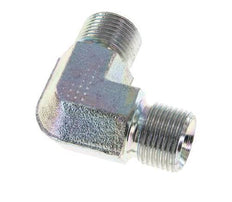 Raccord coudé 90deg G3/8'' Acier haute pression 60° Cône 325bar (4566.25psi) Hydraulique