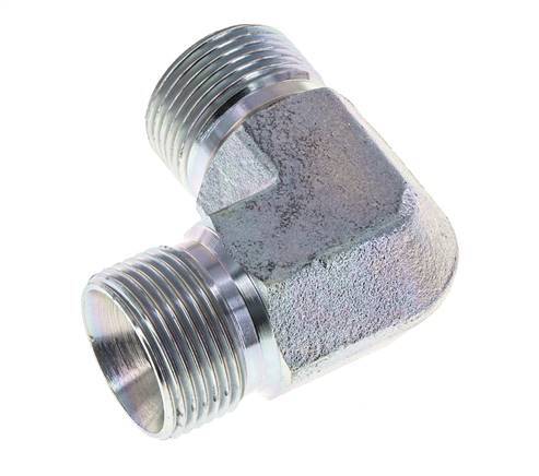 Raccord coudé 90deg G3/4'' Acier Haute Pression 60° Cône 325bar (4566.25psi) Hydraulique