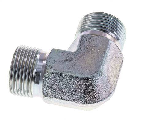 Raccord coudé 90deg G3/4'' Acier Haute Pression 60° Cône 325bar (4566.25psi) Hydraulique