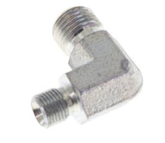 Raccord réducteur angulaire 90deg G1/8'' x G1/4'' Acier haute pression Cône 60° 350bar (4917.5psi) Hydraulique