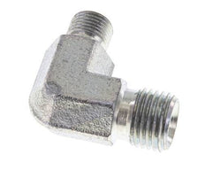 Raccord réducteur angulaire 90deg G1/8'' x G1/4'' Acier haute pression Cône 60° 350bar (4917.5psi) Hydraulique