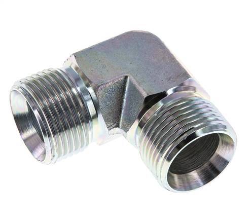Raccord coudé 90deg G1'' Acier Haute Pression Cône 60° 225bar (3161.25psi) Hydraulique