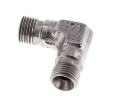 Raccord coudé 90deg G1/8'' Acier inoxydable haute pression Cône 60° 400bar (5620.0psi) Hydraulique