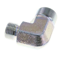 90deg Angled Reducing Fitting G1/2'' x G3/4'' High Pressure Steel 60° Cone 325bar (4566.25psi) Hydraulic