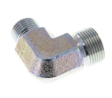 Raccord réducteur angulaire 90deg G1/2'' x G3/4'' Acier haute pression Cône 60° 325bar (4566.25psi) Hydraulique