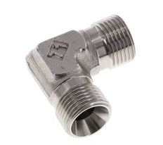 Raccord coudé 90deg G3/8'' Acier inoxydable haute pression Cône 60° 325bar (4566.25psi) Hydraulique