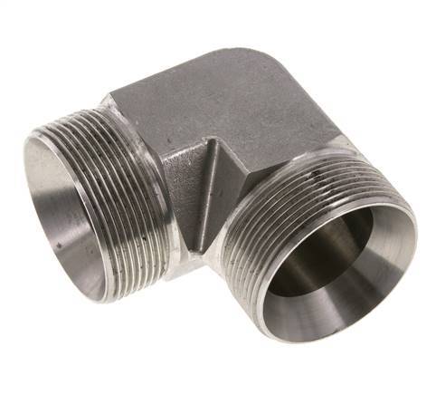 Raccord coudé 90deg G2'' Acier inoxydable haute pression Cône 60° 175bar (2458.75psi) Hydraulique