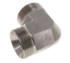 Raccord coudé 90deg G2'' Acier inoxydable haute pression Cône 60° 175bar (2458.75psi) Hydraulique