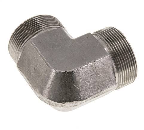 Raccord coudé 90deg G2'' Acier inoxydable haute pression Cône 60° 175bar (2458.75psi) Hydraulique