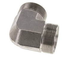 Raccord coudé 90deg G2'' Acier inoxydable haute pression Cône 60° 175bar (2458.75psi) Hydraulique