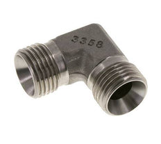 Raccord coudé 90deg G1/2'' Acier inoxydable haute pression Cône 60° 350bar (4917.5psi) Hydraulique