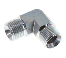 Raccord coudé 90deg G1/2'' Haute Pression Acier 60° Cône 350bar (4917.5psi) Hydraulique