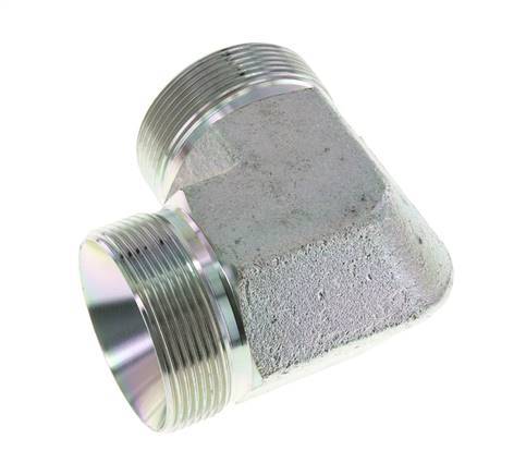 Raccord coudé 90deg G2'' Acier Haute Pression Cône 60° 175bar (2458.75psi) Hydraulique