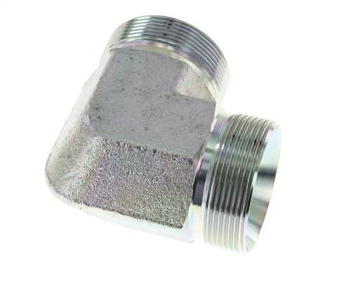 Raccord coudé 90deg G2'' Acier Haute Pression Cône 60° 175bar (2458.75psi) Hydraulique