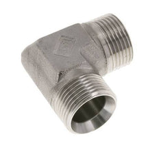 Raccord coudé 90deg G1'' Acier inoxydable haute pression Cône 60° 225bar (3161.25psi) Hydraulique